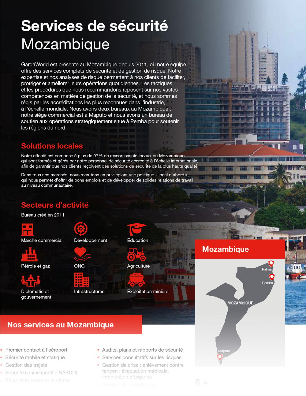 Mozambique Security Services securite