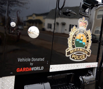 GardaWorld donates armored vehicle to Miramichi police force