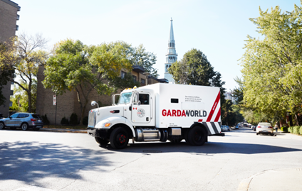 GardaWorld Cash services truck