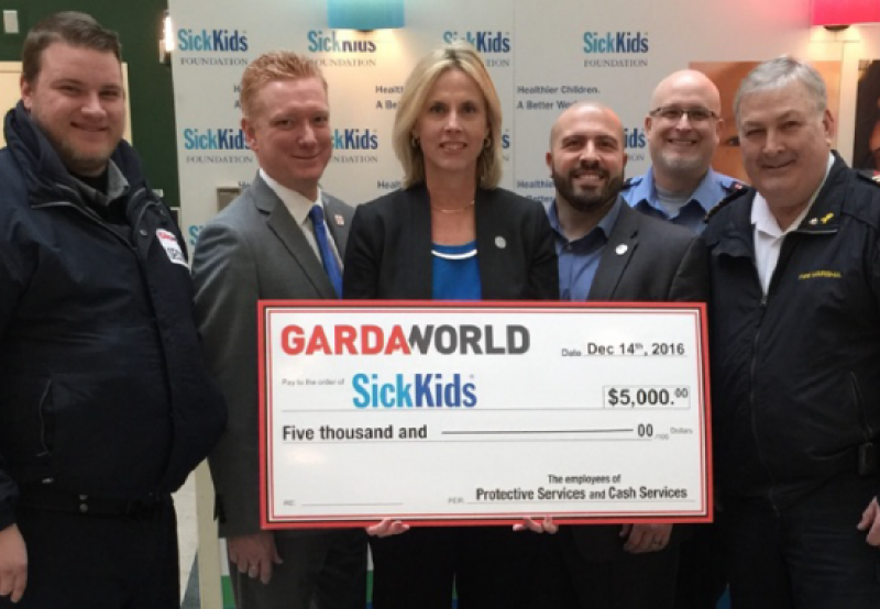 GardaWorld collecte des fonds pour l’Hôpital SickKids de Toronto