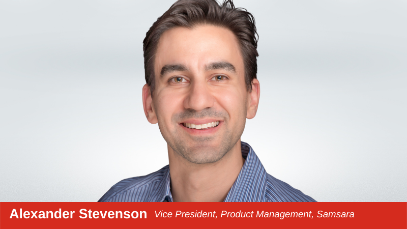 Alexander Stevenson vice president product management Samsara blog 