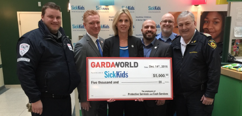GardaWorld collecte des fonds pour l’Hôpital SickKids de Toronto