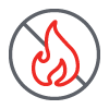 Fire protection safety icon