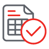 Fire protection icon: Personalized fire inspection report